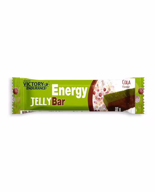 Victory Endurance - Barrita energética Energy Jelly Bar 32 g Cola con cafeína Victory Endurance.